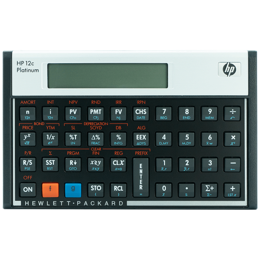 HP 12C Platinum Financial Calculator (Algebraic or RPN) - Guards On Duty Shop & Security Guards