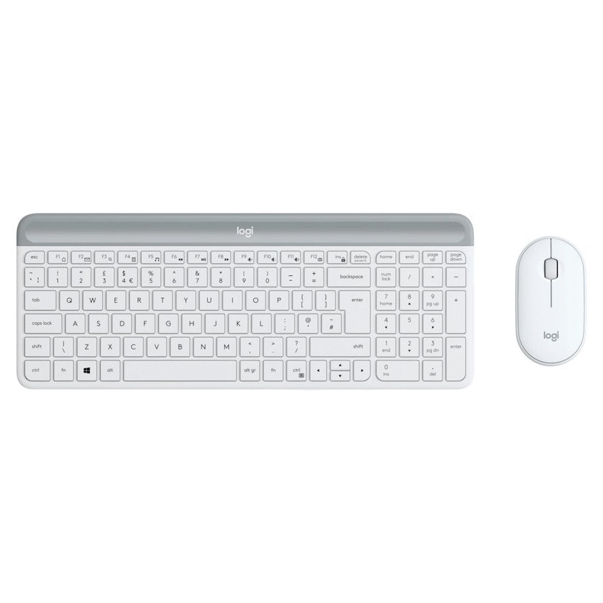 Logitech MK470 Slim Wireless Keyboard and Mouse Combo - Off White - Guards On Duty Shop & Security Guards