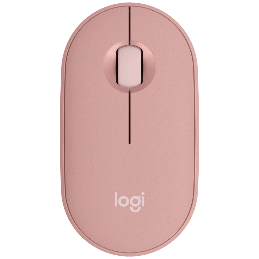 Logitech(R) Pebble Mouse 2 M350s  - TONAL ROSE - BT - DONGLELESS - Guards On Duty Shop & Security Guards