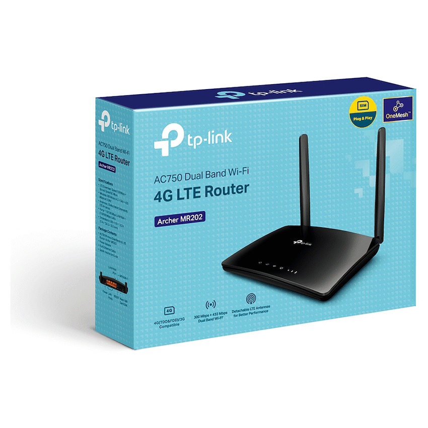 Archer MR202 AC750 Wireless Dual-Band 4G LTE Router - Guards On Duty Shop & Security Guards