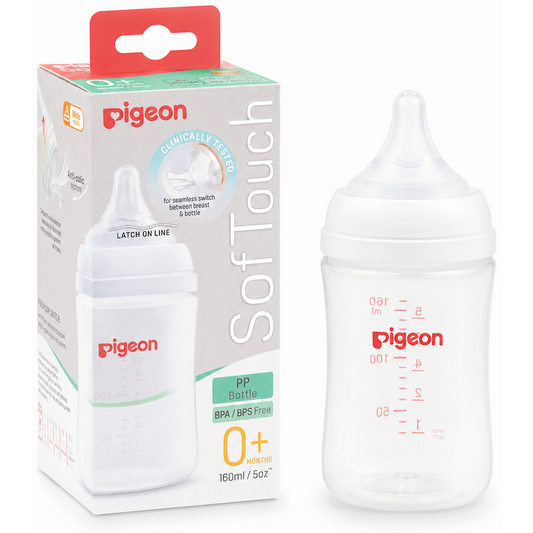Pigeon Softouch Nursing Bottle PP 160ml Logo