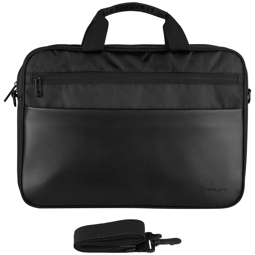 Amplify Panama 15.6" Laptop Shoulder Bag - Black - Guards On Duty Shop & Security Guards