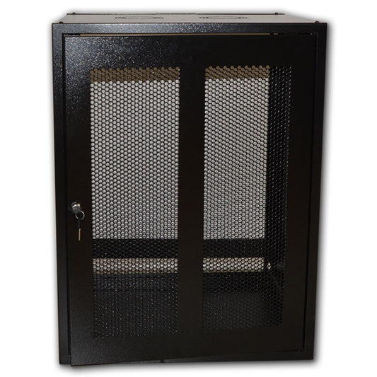 15U Pre Coated Wallmount 450x570 Perforated - Networking