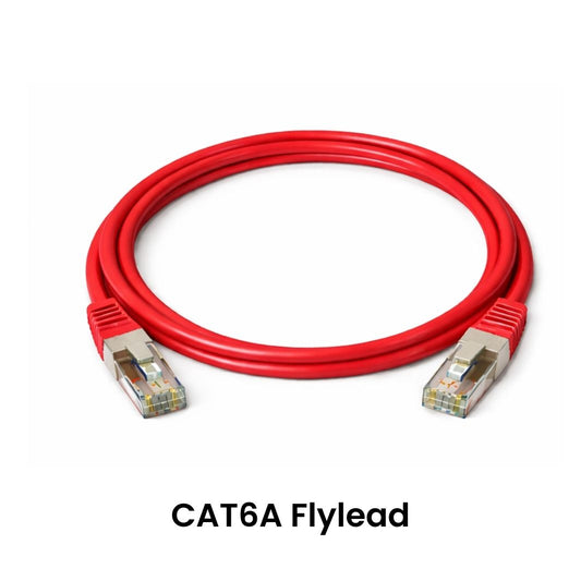 Cattex CAT6A Leads Red 1m - Networking