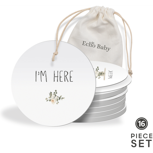 Echo Baby Milestone Cards - Floral