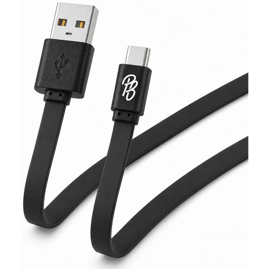 Pro Bass Energize Series Packaged USB to Type-C Cable 1.2m - Black