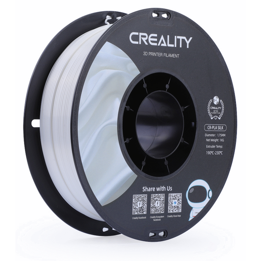 Creality Silk Filament PLA White 1kg - Guards On Duty Shop & Security Guards