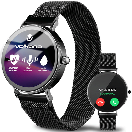 Volkano Valencia Series Ladies Smart Watch - Black