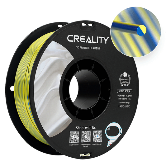 Creality Dual Silk Filament PLA Yellow-Blue 1kg - Guards On Duty Shop & Security Guards