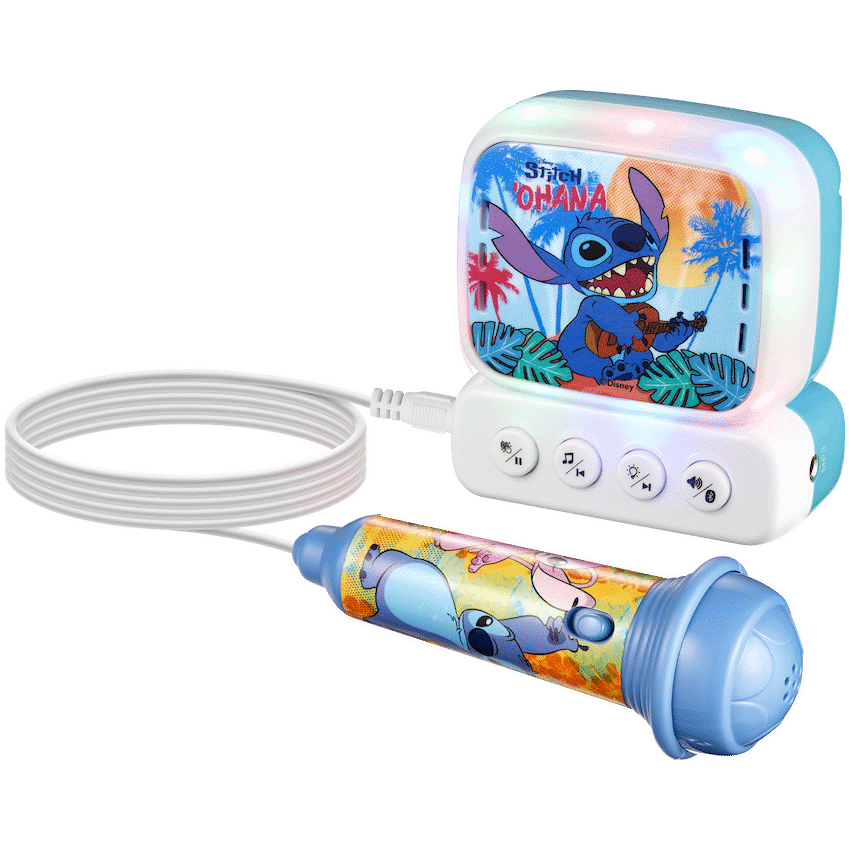 Disney Stitch Bluetooth Mini Karaoke Machine with Belt Hook