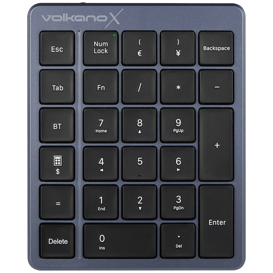 Volkano X Numeric Series Keypad With Scissor keys - Black