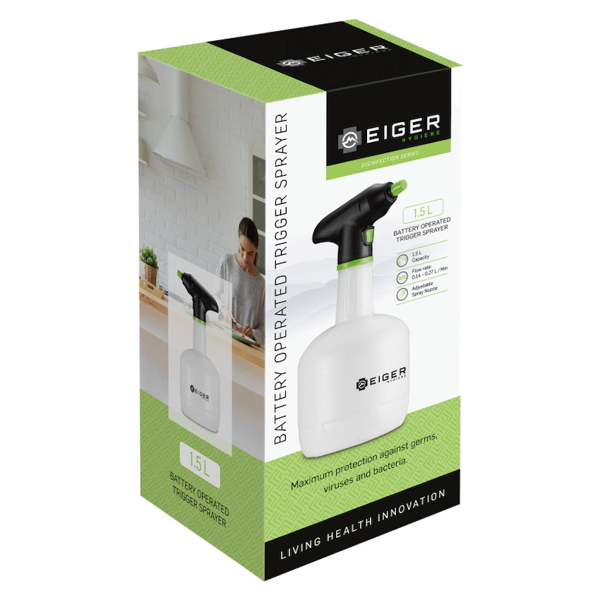 EIGER - BATTERY OPERATED TRIGGER SPRAYER. - Guards On Duty Shop & Security Guards