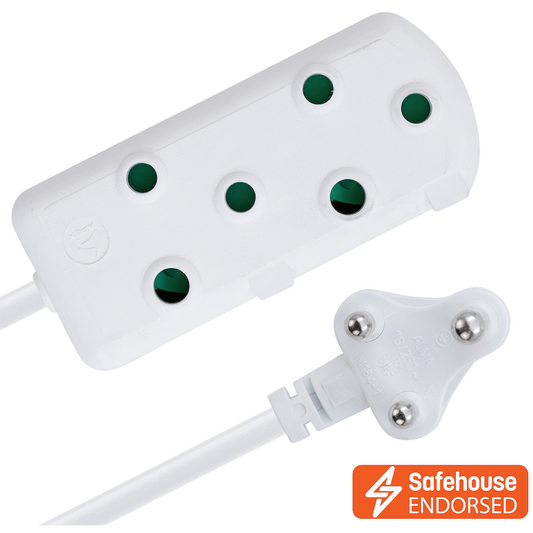 Ellies Side by Side Heavy Duty Extension Lead - 3m