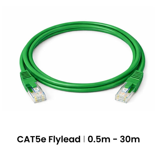 Cattex CAT5e Green Leads 1m - Networking