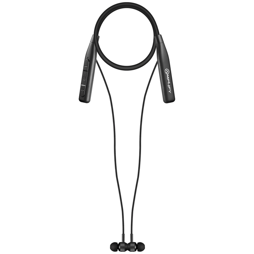 Amplify Cappella Series Bluetooth earphones with neckband - Black - Guards On Duty Shop & Security Guards