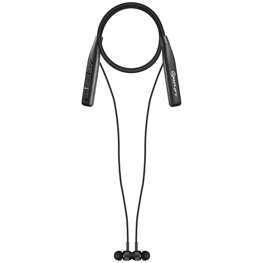 Amplify Cappella Series Bluetooth earphones with neckband - Black - Guards On Duty Shop & Security Guards