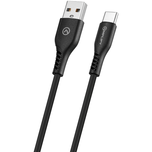 Amplify CoreCharge Series 1.2m USB-C Cable - Black - Guards On Duty Shop & Security Guards