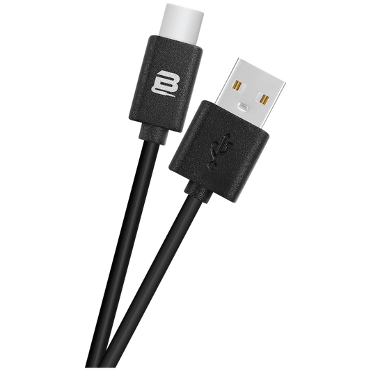 Bounce Cord Series 1.2m USB to Type-C Cable - Black - Guards On Duty Shop & Security Guards