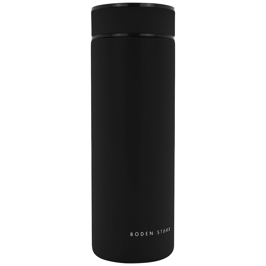 Boden Stark 650ml Travel Flask - Black - Guards On Duty Shop & Security Guards