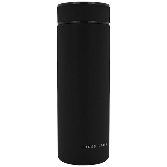 Boden Stark 650ml Travel Flask - Black - Guards On Duty Shop & Security Guards