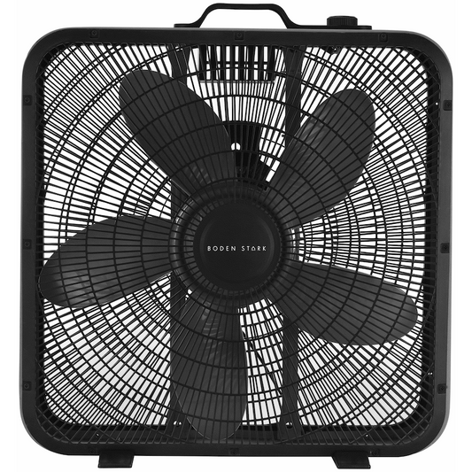 Boden Stark 50cm Box Fan - Black - Guards On Duty Shop & Security Guards