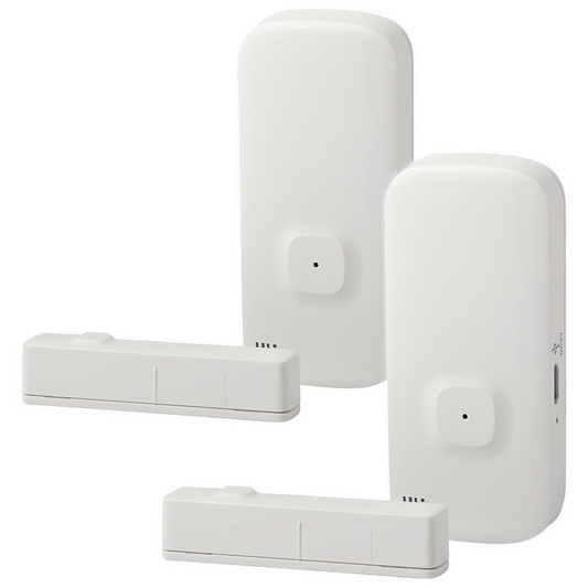 Smart Wi-Fi Door Window Sensor Rechargeable Twin Pack