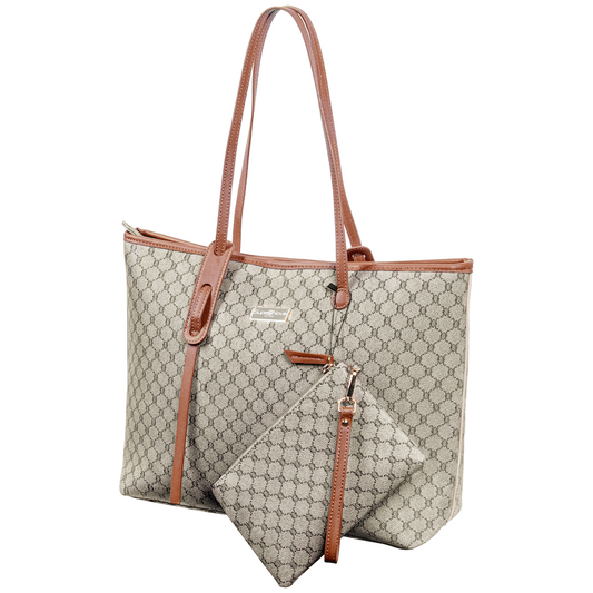 Supanova Zafira 15.6" Laptop Tote Bag Brown