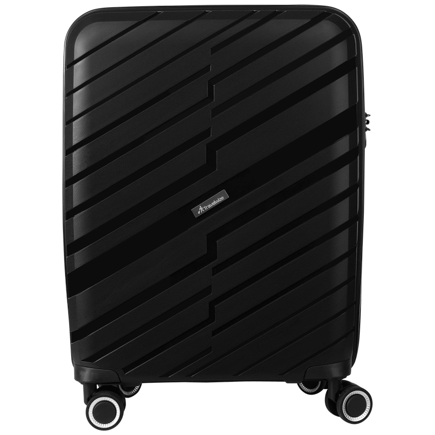 Travelwize Java PP 4-Wheel Spinner 55cm Luggage - Black