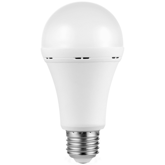 Switched 9w A60 Rechargeable LED Light Bulb - E27 - Warm White