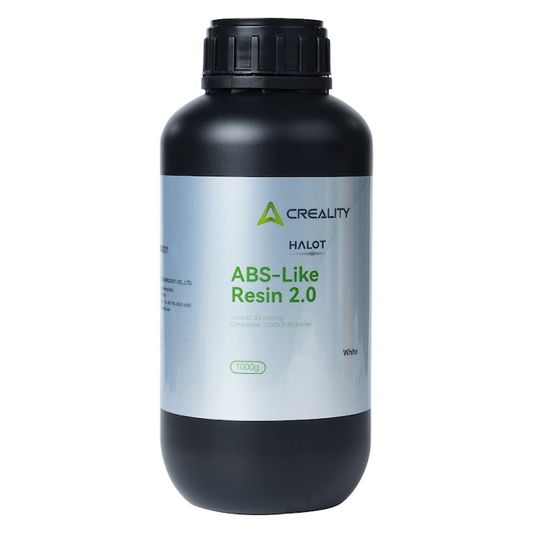 Creality ABS Resin 1kg Plastic Bottle - White - Guards On Duty Shop & Security Guards