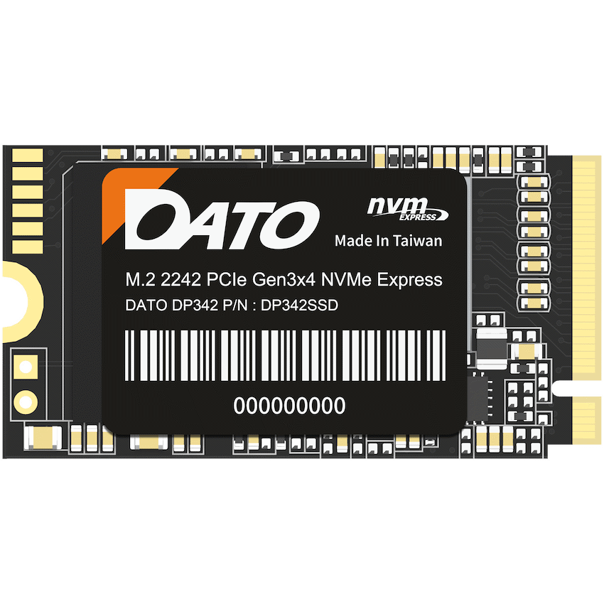Dato DP342 NVMe M.2 2242 SSD 512gb - Guards On Duty Shop & Security Guards
