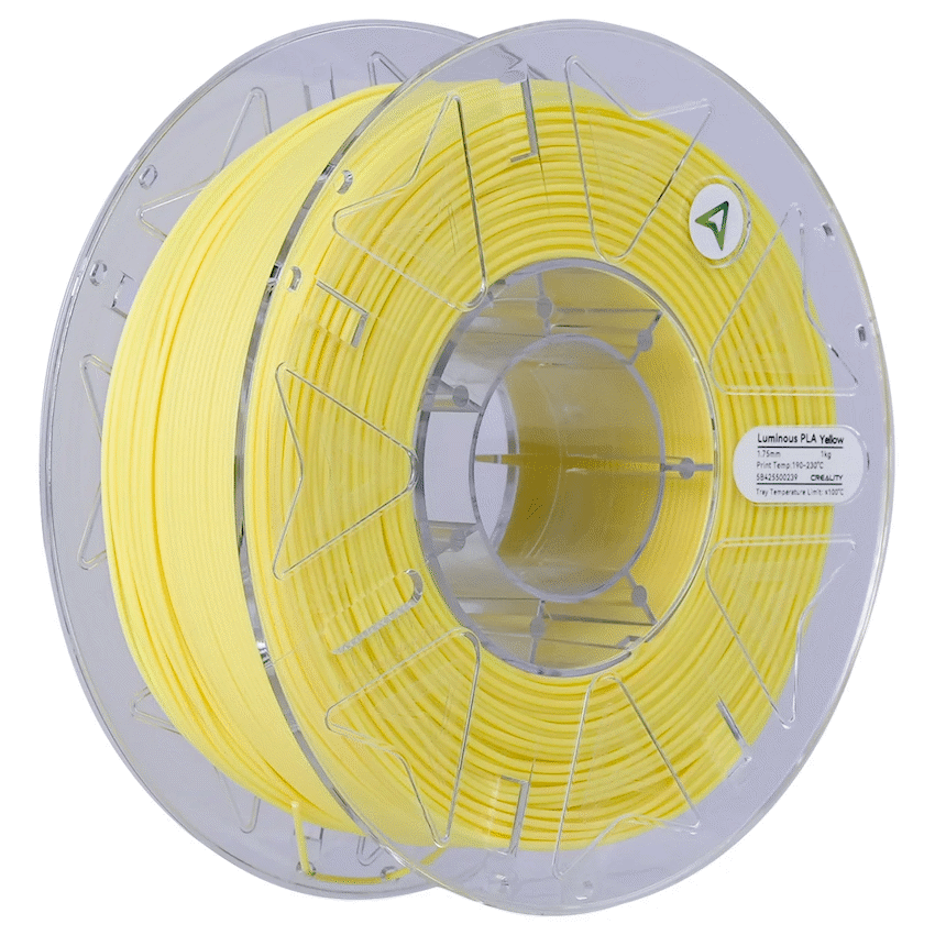 Creality Hyper Luminous PLA Yellow_1.75_1KG - Guards On Duty Shop & Security Guards