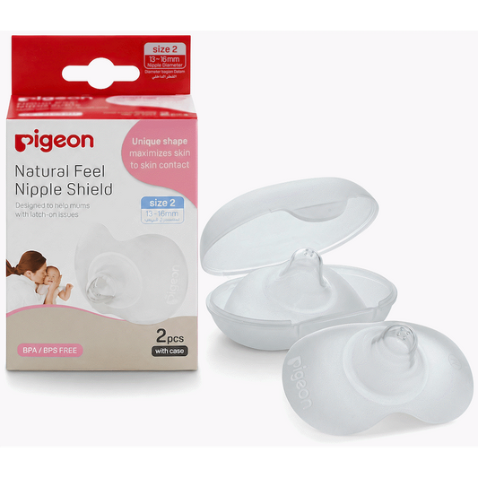 Pigeon - Silicone Nipple Shield (M) (Size 2) (2 Pc)