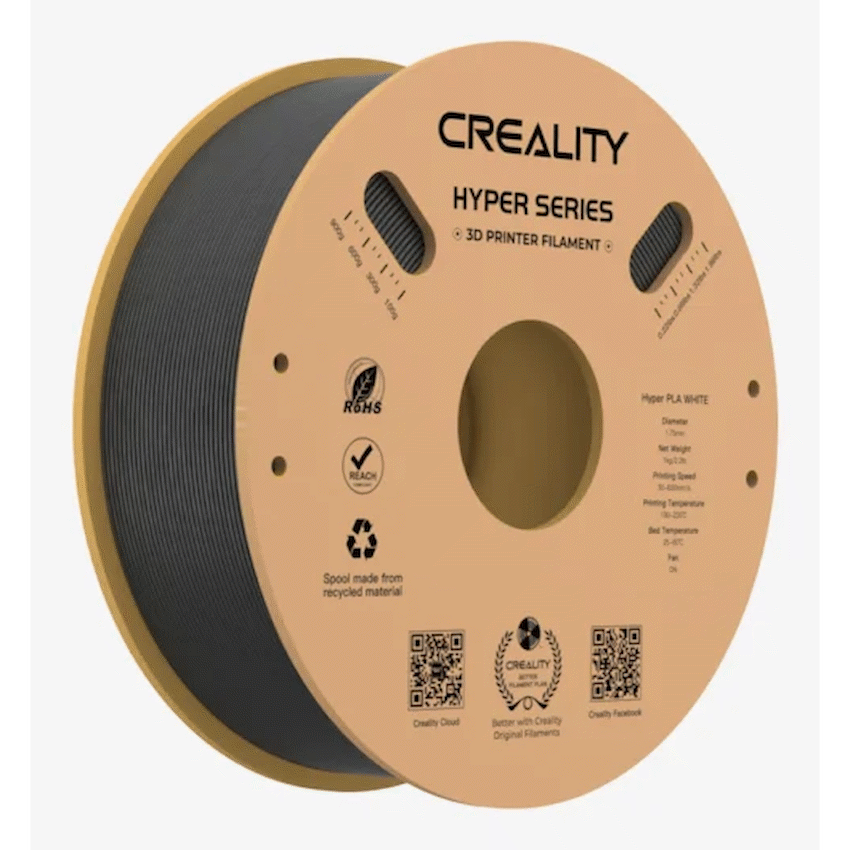 Creality Hyper Foamed PLA Black_1.75_1KG - Guards On Duty Shop & Security Guards