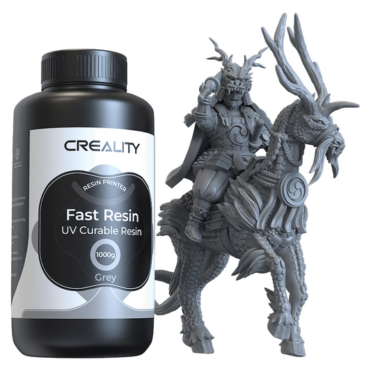 Creality Quick Resin - Grey (1kg) - Black Plastic Bottle - Guards On Duty Shop & Security Guards
