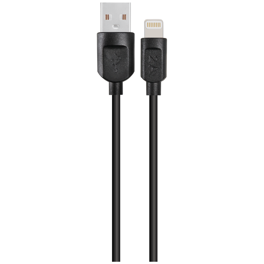 Bounce Cord Series 1.2m Lightning Cable - Black - Guards On Duty Shop & Security Guards