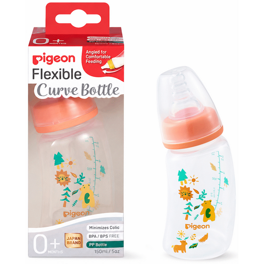 Pigeon Flexible Curve Bottle 150ml - Forest