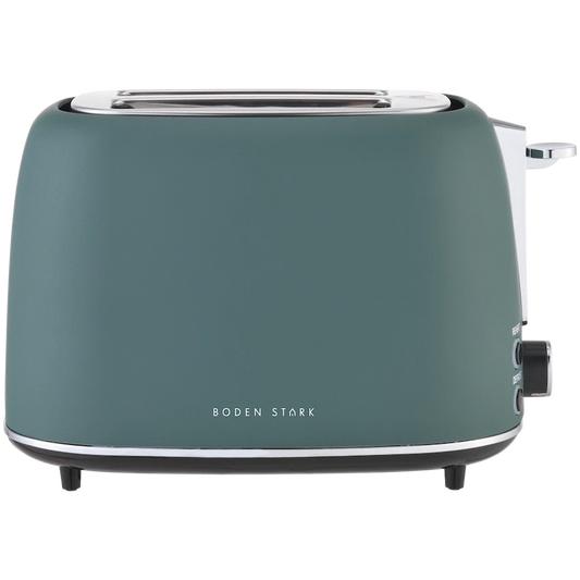 Boden Stark Matte Stainless Steel Toaster - Green - Guards On Duty Shop & Security Guards