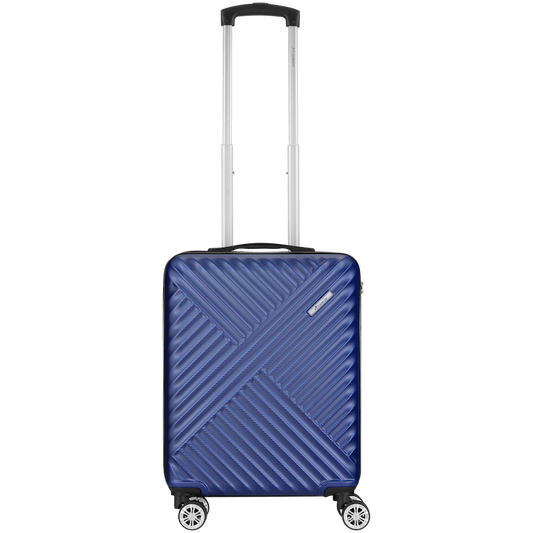 Travelwize Astra ABS 55cm 4-Wheel Spinner Luggage - Navy