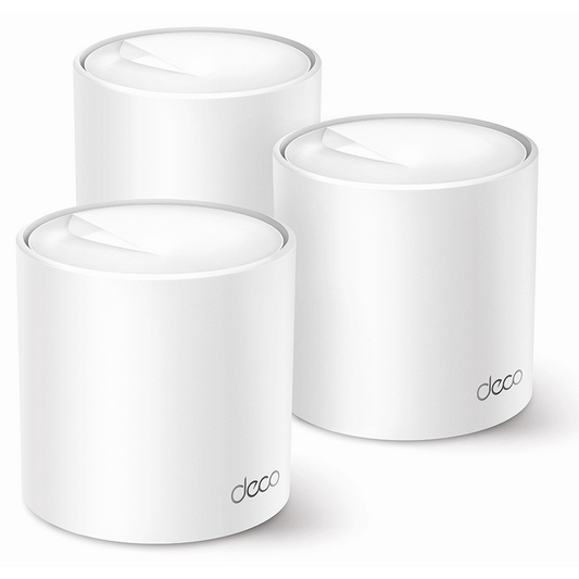 Deco X50 (3-Pack) AX3000 Whole Home Mesh Wi-Fi 6 System