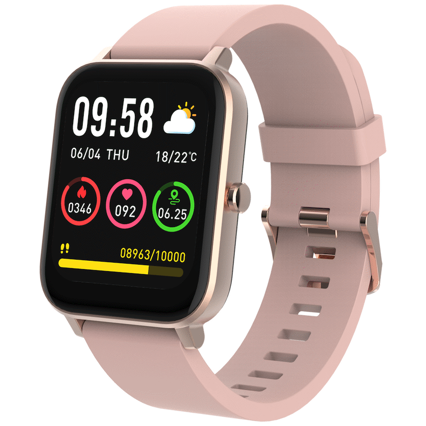 Volkano Azure Series Fashion Smart Watch - Pink/Rose Gold