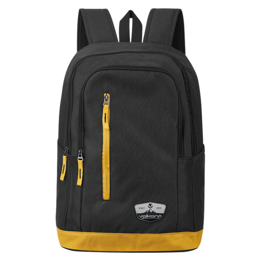 Volkano Splash 15.6" Laptop Backpack - Char/Gold