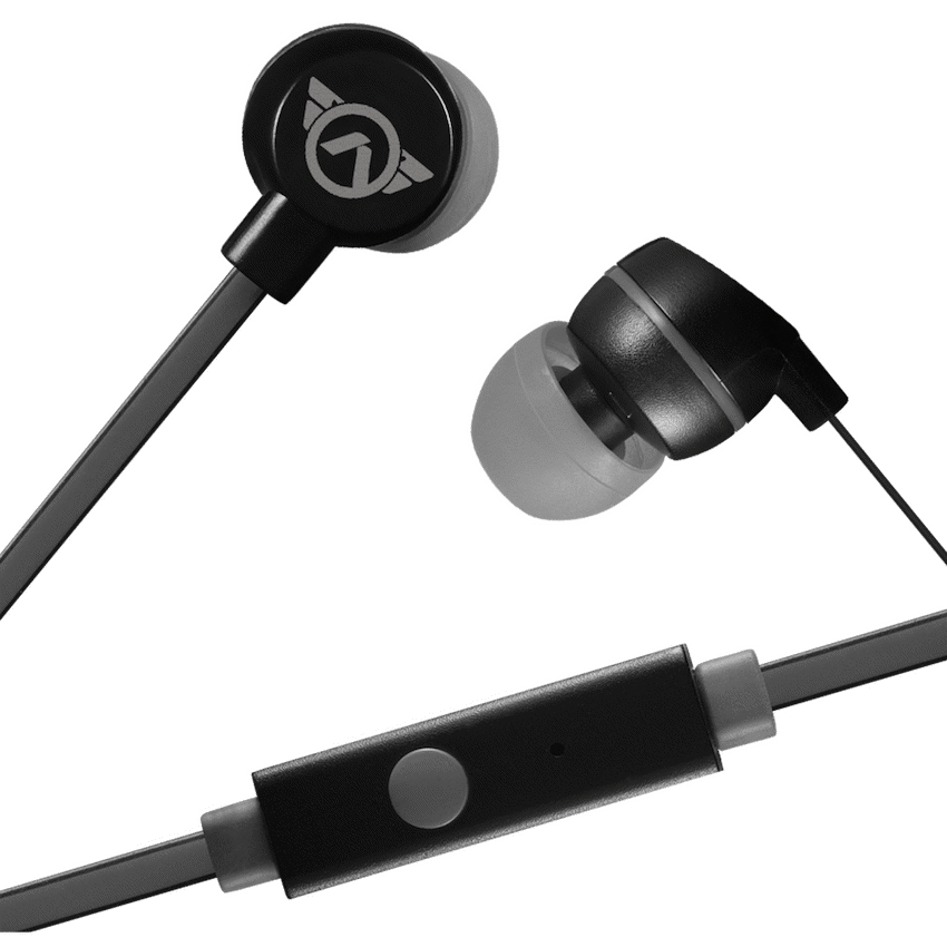 Amplify Sport Quick Series Earbuds with Mic - Black/Grey - Guards On Duty Shop & Security Guards