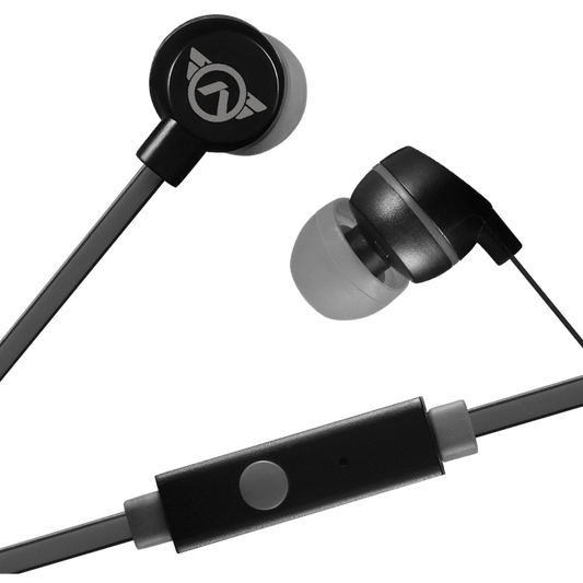 Amplify Sport Quick Series Earbuds with Mic - Black/Grey - Guards On Duty Shop & Security Guards