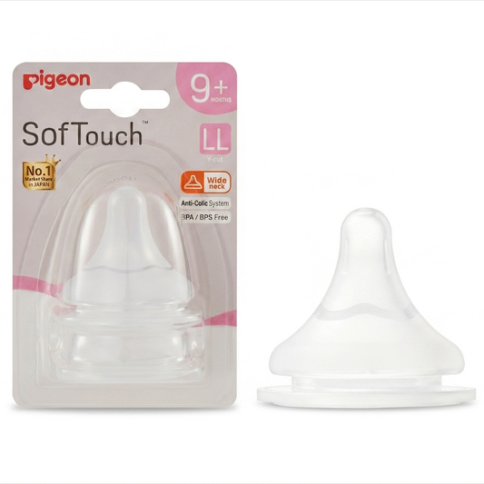 Pigeon Softouch Nipple Blister Pack 2 Pcs (LL)