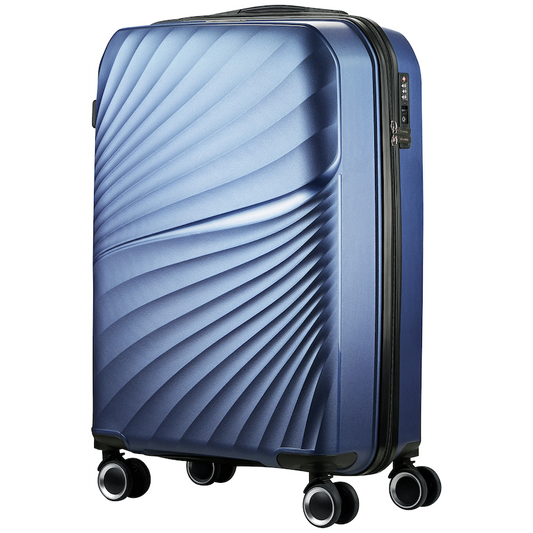 Travelwize Quartz PP 76cm 4-Wheel Spinner Luggage - Navy