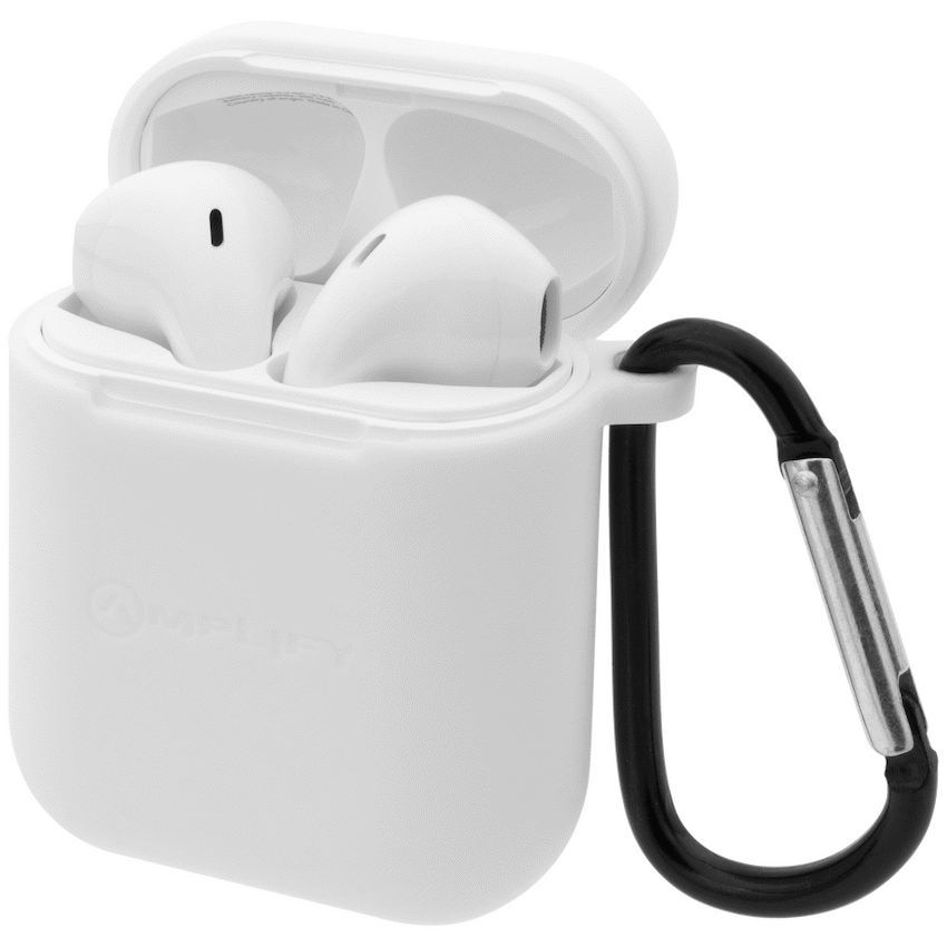 Amplify Buds Series True Wireless Earphones with Silicone Accessories - White - Guards On Duty Shop & Security Guards