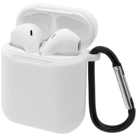Amplify Buds Series True Wireless Earphones with Silicone Accessories - White - Guards On Duty Shop & Security Guards