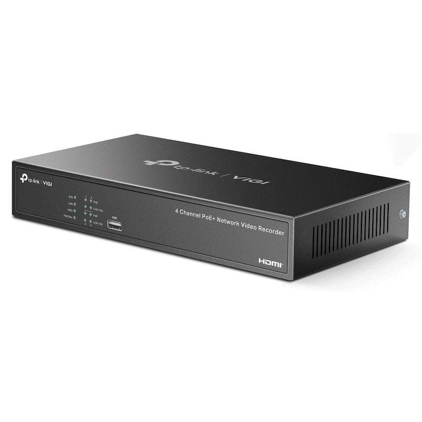 VIGI TP-Link Vigi NVR1004H-4P 4-Channel PoE Network Video Recorder