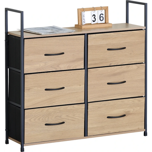 Everfurn Zira Wardrobe Small - Oak